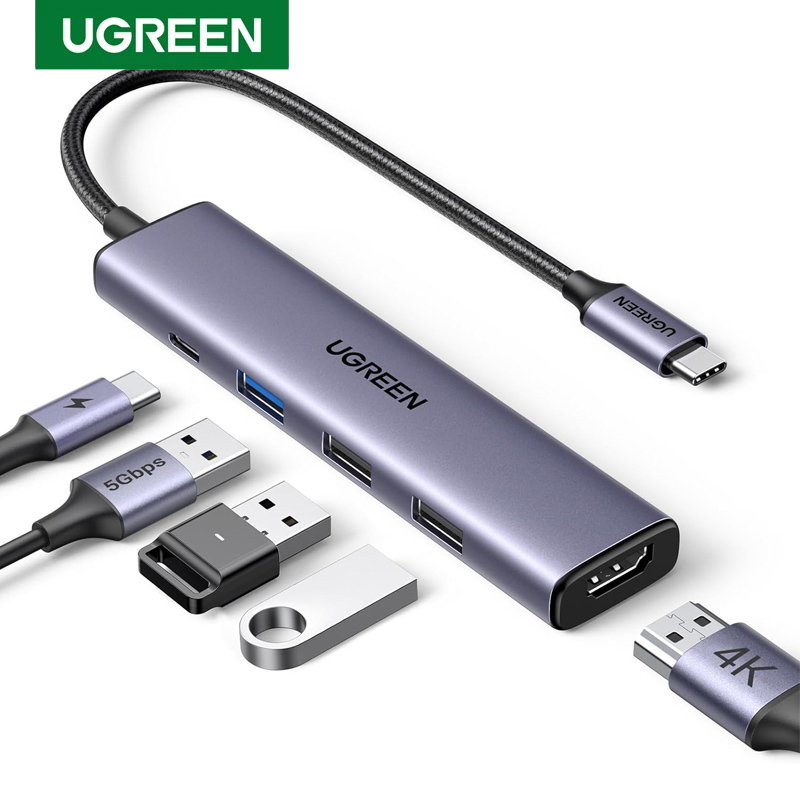 UGREEN - Adaptateur – Hub USB-C 5 en 1 HDMI 4K disponible sur godrop
